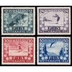 Österreich Austria 426/29 1933 Campeonato del mundo de Esquí en Innsbruck MH Österreich Austria 426/29 1933 Campeonato del mundo de Esquí en Innsbruck MH
