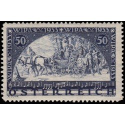 Österreich Austria 430 1933 Exposición filatélica internacional de Viena WIPA MNH