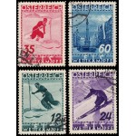 Österreich Austria 477/80 1936 Campeonato del mundo de Esquí en Innsbruck Usados Österreich Austria 477/80 1936 Campeonato del mundo de Esquí en Innsbruck Usados