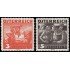 Österreich Austria 482/83 1936 Trabajadores agrícolas y industriales MH