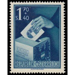 Österreich Austria 790 1950 30 aniversario del plebiscito carintio MNH Österreich Austria 790 1950 30 aniversario del plebiscito carintio MNH