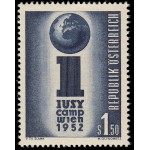 Österreich Austria 814 1952 Reunión de la IUSY -jóvenes socialistas- MNH Österreich Austria 814 1952 Reunión de la IUSY -jóvenes socialistas- MNH