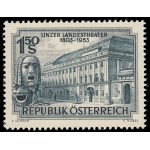 Österreich Austria 821 1953 150 aniv. del teatro municipal de Linz MNH Österreich Austria 821 1953 150 aniv. del teatro municipal de Linz MNH