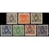 Liechtenstein 45A/51A 1921 Escudo de armas MH y Usado