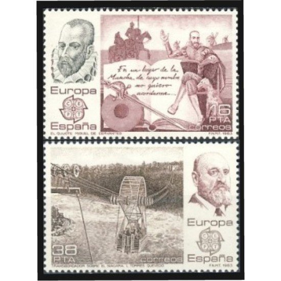 España Spain 2703/04 1983 Europa Cept MNH España Spain 2703/04 1983 Europa Cept MNH