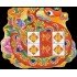 China 4321 2005 Sello con mensaje Ideogramas Serpiente Hoja con 4 valores MNH