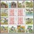 China 4331 2006 Sellos con mensaje Animales del zodíaco chino Serpiente Hoja de 4 valores MNH