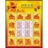 China 4331 2006 Sellos con mensaje Animales del zodíaco chino Hoja de 4 valores MNH