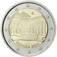 España 2011 2 € euros conmemorativos UNESCO Patio de los Leones La Alhambra Granada