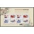 China 4430A/30D 2007 Estampas de Año Nuevo Hoja con dos series MNH