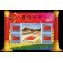 China 4646 2009 Sello con mensaje 60 años de la bandera de la República Popular de China Hoja de 4 valores MNH