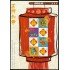 China 4321 2005 Sello con mensaje Ideogramas Hoja de 4 valores MNH