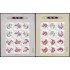 China 4994/05 2013 Flora Flores Hoja de 2 series completas MNH