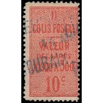 France Francia Paquete Postal 6 Litografía 1892 Usado