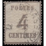 France Francia Alsacia-Lorena 3 1870 Tipografía Usado