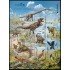 China 5432/37 2017 Paleontología Dinosaurios Hoja conteniendo la serie MNH