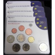 Alemania 2011 Cartera Oficial Euros € (5 cecas)