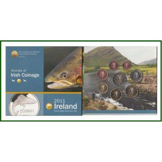 Monedas Euros Irlanda Cartera 2011 Monedas Euros Irlanda Cartera 2011