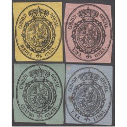 España Spain 35/38 1855 Coat Escudo de España MH España Spain 35/38 1855 Coat Escudo de España MH