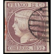 España Spain 13 1852 Isabel II Usado