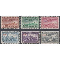 España Spain 630/35 1931 III Congreso Unión Postal Panamericana Correo Aéreo MH España Spain 630/35 1931 III Congreso Unión Postal Panamericana Correo Aéreo MH