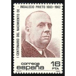 España Spain 2731 1983 Centenario del nacimiento de Indalecio Prieto MNH España Spain 2731 1983 Centenario del nacimiento de Indalecio Prieto MNH