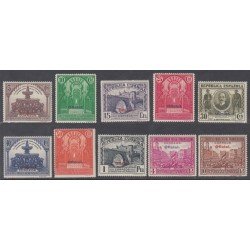 España Spain 620/29 Panamericana Oficial MNH España Spain 620/29 Panamericana Oficial MNH