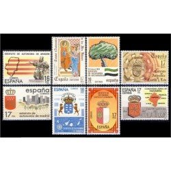 España Spain 2735/42 1984 Estatutos de Autonomía MNH España Spain 2735/42 1984 Estatutos de Autonomía MNH