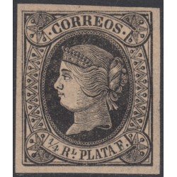 Cuba 12 1864 Isabel II MH Cuba 12 1864 Isabel II MH