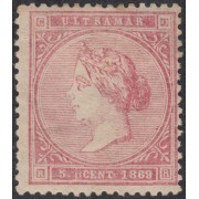 Cuba  23 1869  Isabel II MH