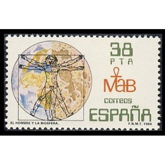 España Spain 2748 1984 El hombre y la biosfera MNH España Spain 2748 1984 El hombre y la biosfera MNH