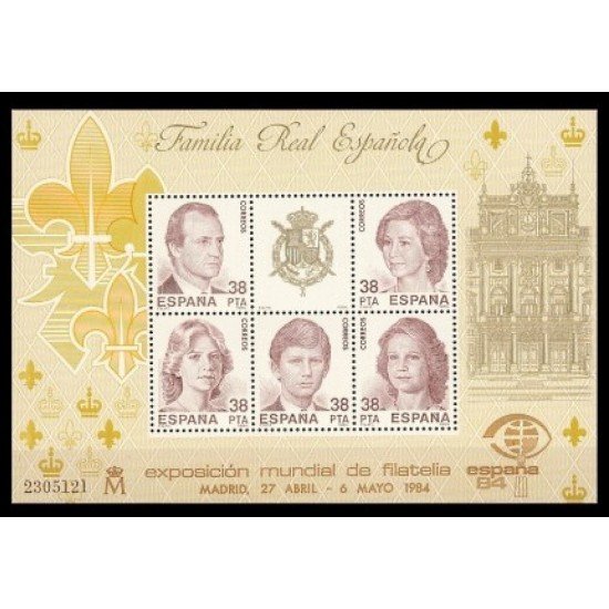 España Spain 2754 1984 Expo mundial de filatelia España 84 MNH