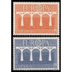 España Spain 2756/57 1984 Europa Cept XXV Aniversario MNH España Spain 2756/57 1984 Europa Cept XXV Aniversario MNH