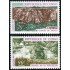 VAR2/S Congo francés  Nº 252/53  1970  Turismo Paisajes Lujo