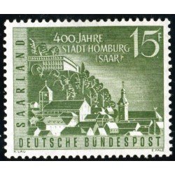 VAR1/S Sarre 418 1958 4º Cent. de la ciudad de Hamburgo Vista de la ciudad Lujo