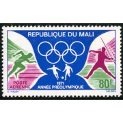 Mali A 122 1971 Año preolímpico Anillos deportes