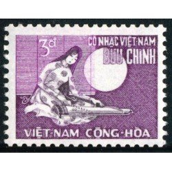 VAR2/S Vietnam del Sur  South Vietnam  Nº 329   1968  Inauguración de la oficina de correos móvil Chica vietnamita Lujo