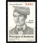 Andorra Española 373 2010 Jacint Verdaguer MNH Andorra Española 373 2010 Jacint Verdaguer MNH
