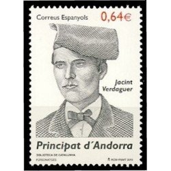 Andorra Española 373 2010 Jacint Verdaguer MNH Andorra Española 373 2010 Jacint Verdaguer MNH