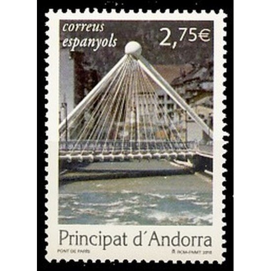 Andorra Española 374 2010 Puente de París MNH