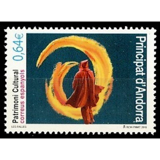 Andorra Española 376  2010 Patrimonio Cultural Les Falles MNH