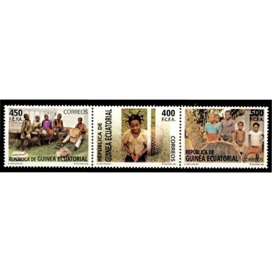 Guinea Ecuatorial 401/03 2008 El niño africano MNH Guinea Ecuatorial 401/03 2008 El niño africano MNH