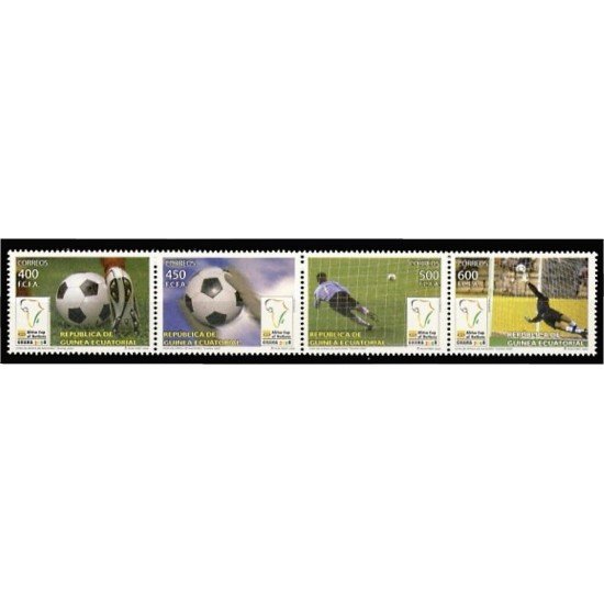 Guinea Ecuatorial 404/07 2008 Copa África de Naciones Ghana MNH Guinea Ecuatorial 404/07 2008 Copa África de Naciones Ghana MNH