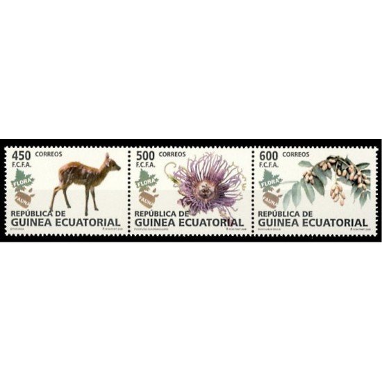 Guinea Ecuatorial 411/13 2008 Flora y Fauna MNH Guinea Ecuatorial 411/13 2008 Flora y Fauna MNH