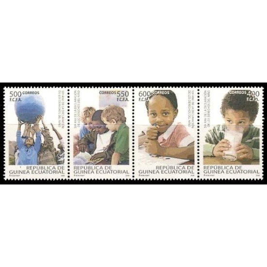 Guinea Ecuatorial 414/17 2009 50º Aniversario Declaración Derechos del niño MNH Guinea Ecuatorial 414/17 2009 50º Aniversario Declaración Derechos del niño MNH