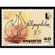 España Spain 2781 1985 Expo Internacional de Filatelia Olímpica Olimphilex 85 MNH