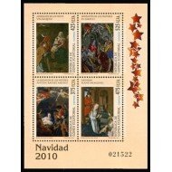 Guinea Ecuatorial 442 2010 Navidad 2010 HB MNH