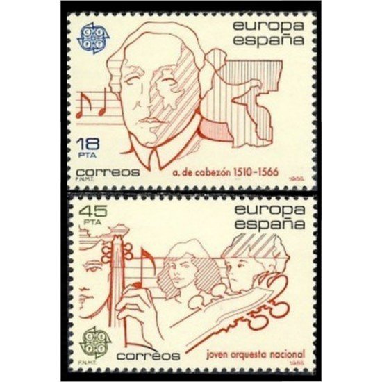 España Spain 2788/89 1985 Europa Cept MNH España Spain 2788/89 1985 Europa Cept MNH
