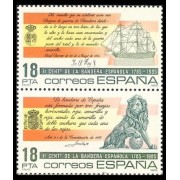 España Spain 2791/92 1985 II Centenario de la Bandera Española MNH
