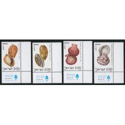 FL2/S Israel 668/71 1977 Conchas del mar Rojo FL2/S Israel 668/71 1977 Conchas del mar Rojo
